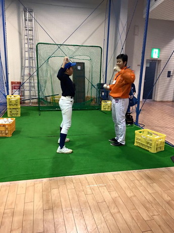 スラッガーズパーク12周年 野球教室