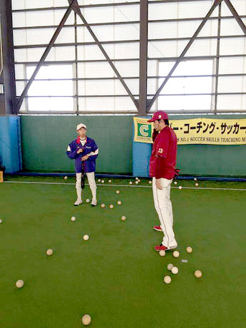 東北楽天 聖澤諒選手 野球教室